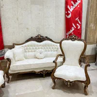 مبلمان استیل سلطنتی با غذاخوری (مدل الیزابت)|مبلمان خانگی و میز عسلی|تهران, نیروی هوایی (پیروزی)|دیوار