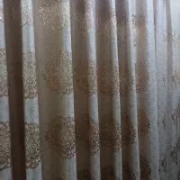 پرده ضخیم طلایی|پرده، رانر، رومیزی|لاهیجان, خمیر کلایه|دیوار