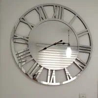 ساعت دیواری آینه ای