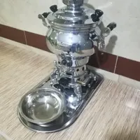 کنار سالنی (میز خاطره) وسماور برقی|میز و صندلی غذاخوری|کرج, منظریه|دیوار