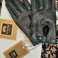 دستکش چرم نو با اتیکت