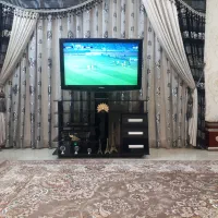 تلویزیون ال سی دی بامیزشیشه ای۳کشو