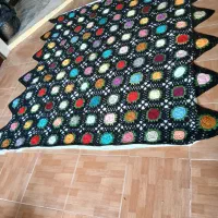 روتختی قلاب بافی کار دست دونفره