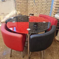 میز و صندلی ناهارخوری و مناسب کافه و بستنی فروشی|میز و صندلی غذاخوری|شوش, |دیوار