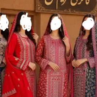 لباس نقره دو زری دوز