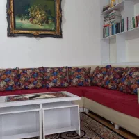 مبلمان ۷ نفره در حد نو بهمراه میز عسلی|مبلمان خانگی و میز عسلی|تالش, هشتپر|دیوار