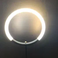 آباژور مدرن ایستاده طرح رینگ لایت تمام نور