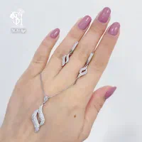 نیم ست نقره ماه نشان ترک کد 216 نقره سازی|بدلیجات|تبریز, |دیوار