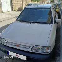 فروش پراید سفید ۸۷ شاسی پلم