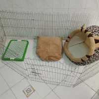 پت سینی ادرار سگ و فنس و لانه خواب سگ وگربه وقفس
