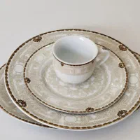 چینی ۱۲نفره آک ۸۶ پارچه فروش فوری