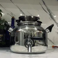 کتری استیل دو لیتری|قوری، کتری، قهوه‌ساز دستی|لنگرود, |دیوار