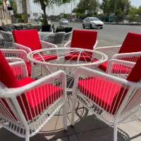 میز صندلی کافه طرح آراستال/تولیدی/قیمت کارخانه|صندلی و نیمکت|ماهدشت, |دیوار