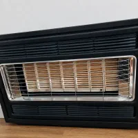 بخاری گازی فن دار طرح شومینه ای