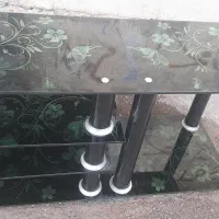 میزتلویزیون شیشه یی