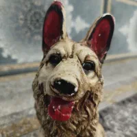 مجسمه گرگی|مجسمه، تندیس، ماکت|دوتپه, |دیوار