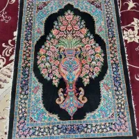 تابلو فرش دستبافت تمام ابریشم وچله ۶۰در ۹۰ نونو