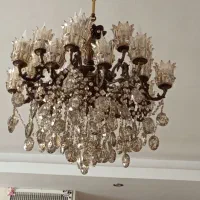 لوستر برنز اصل به همراه لوستر های دیواری برنز|لوستر و چراغ آویز|کرج, چهارصد دستگاه|دیوار