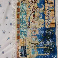 تابلو فرش دستباف نیمه ابریشم کاملا نونو