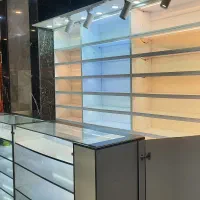قفسه و میز کانتر غرفه و فروشگاهی