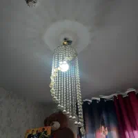 لوستر کریستالی و برنز