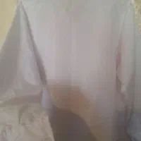 شومیز سفید نخی ساده و شیک،کاملا نووآکبند،فری سایز|لباس|کرج, عظیمیه|دیوار
