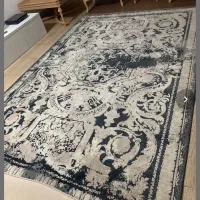 فروش پرده و دو عدد فرش ۶ متری