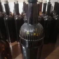 بطری شیشه ای با چوب پنبه|ظروف نگهدارنده، پلاستیکی، یک‌بارمصرف|قم, نخودی|دیوار