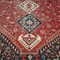 فرش عتیقه دستباف ۱۲۰ ساله پشمی