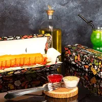 چاپ جعبه فست فودسوخاری سیب هولدر ساندویچ همبر سینی