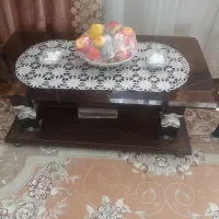 میزعسلی،کتابخانه ۵طبقه چوب ام دی اف ،گردو