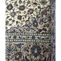 فرش  دستباف نه متری کاشان  پرز دار و گوشتی