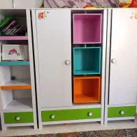 تخت و کمد کودک و نوجوان برند جاسمین|تخت و سرویس خواب|کهریزک, |دیوار