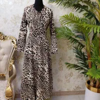 پیراهن بلند جنس پارچه درجه یک