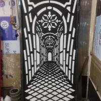 لنگه درب نفررو حیاطی