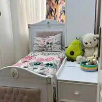 (سرویس خواب )تخت و بوفه نوزاد نوجوان برند ساحل چوب