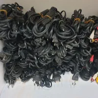 کابل تصویر AV و کابل برق پلی استیشن 2 و 1 استوک|کنسول، بازی ویدئویی و آنلاین|تهران, شهرک ولیعصر شمالی|دیوار