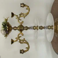 لوستر،میوه وشیرینی خوری،دوطبقه،قاشق وچنگال،بشقاب|لوستر و چراغ آویز|نجف‌آباد, امام خمینی|دیوار