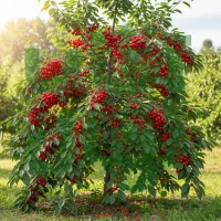 گیلاس تکدانه با دانه‌های درشت و رنگ جذاب