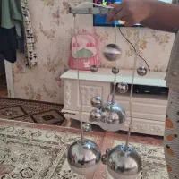 لوستر۳شاخه شیشه ای|لوستر و چراغ آویز|خوی, |دیوار