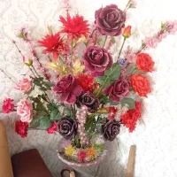 گل وگلدان
