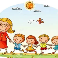 مربی همراه خانه بازی کودک شهررویایی