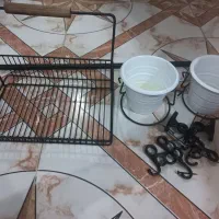 میله وسبد ایکیا به همراه  آویز شمشاد