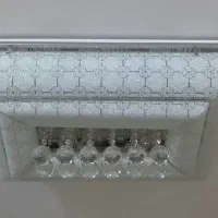2 عدد لوستر سه حالته و سه رنگ ریموت دار