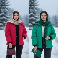 بورس بارونی ،کاپشن ،پافر|لباس|میناب, |دیوار