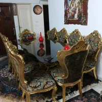 مبل هفت نفره چوب راش فرق طلا|مبلمان خانگی و میز عسلی|تهران, ابوذر|دیوار