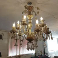 باکاراتِ لوستر پرکریستال|لوستر و چراغ آویز|اصفهان, ارغوانیه|دیوار