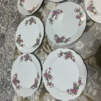 بشقاب پلوخوری گل سرخی ژاپنی ۳ دست|ظروف سرو و پذیرایی|کاشان, فاز ۲ ناجی آباد|دیوار