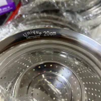 آبکش و لگن یونیک استیل ضد زنگ|ظروف پختوپز|رشت, سلیمانداراب|دیوار