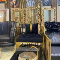 ست پدیکورx1/ترولی توری/تخت مژه /پاف/صندلی اصلاح x2